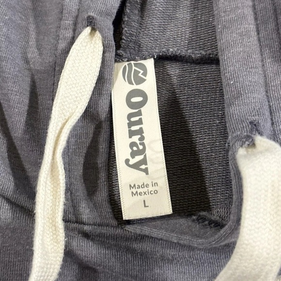 Yosemite Mountain Sugar Pine Railroad California Gray Lightweight Hoodie Large - Picture 3 of 4